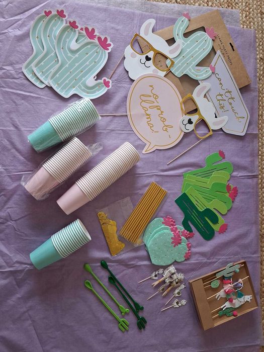 KIT Aniversário "Lamas e Catos"