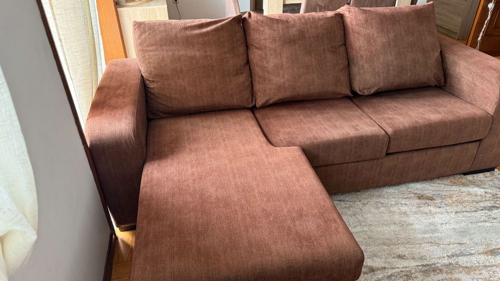 Sofá tecido anti arranhões