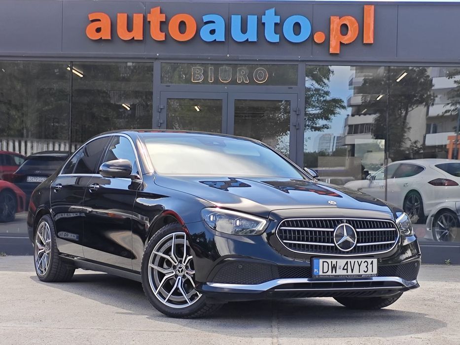 Mercedes-Benz Klasa E Salon Pl, Serwisowany, E220d, 4-Matic,