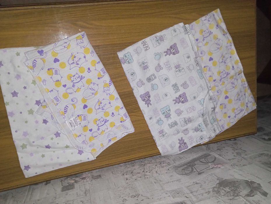 Пелюшки дитячі тоненькі та теплі