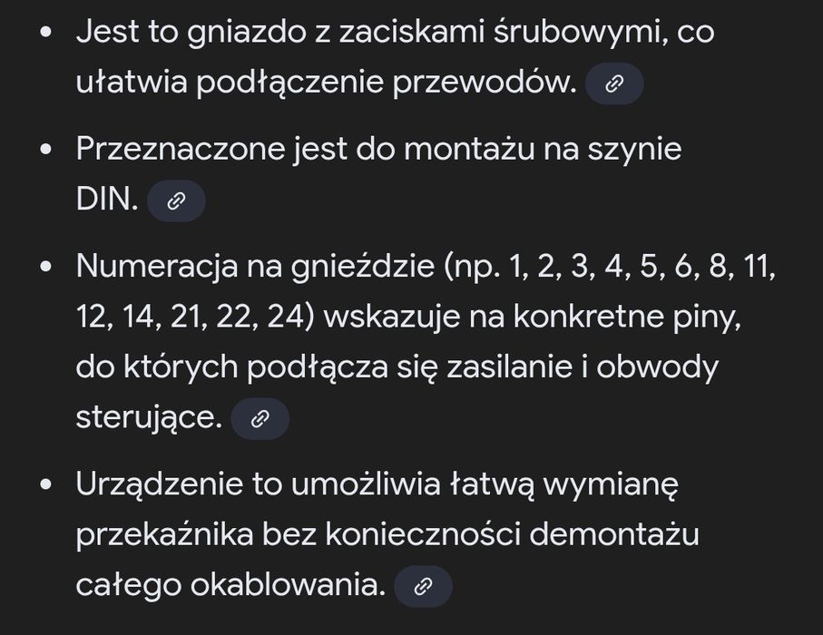 Gniazdo przekaźnika nowe GZU 10A 250V~AC