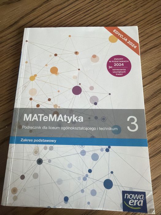 Matematyka 3, zakres podstawowy Edycja 2024