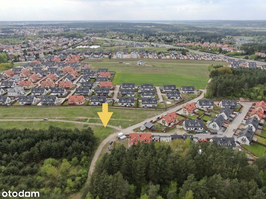 Buduj od razu! 862 m² wszystkie media 11 min do centrum Jaroszówka Las