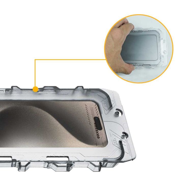 iPhone 17, 17 Pro, 17 Pro Max – Szkło hartowane 9H z automatycznym aplikatorem