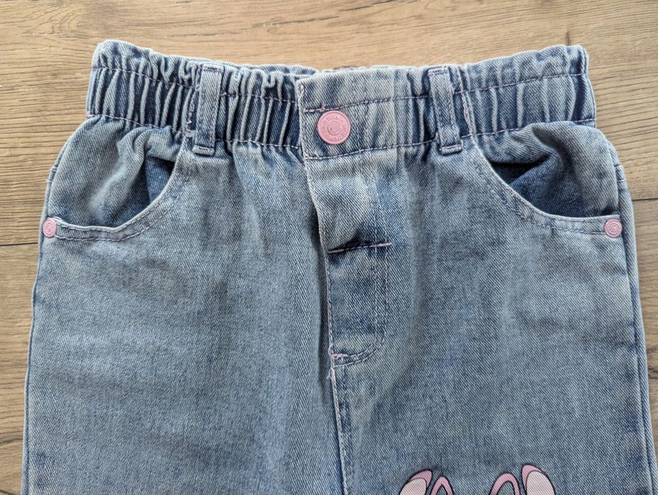 J.NOWE spodnie jeansy Stitch rozm 128 Sinsay