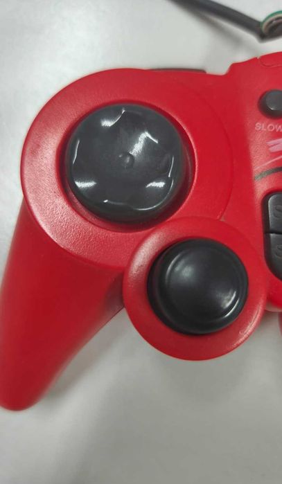 Comando 3D2 para PS1 / PS2 – Vermelho – Turbo / Slow