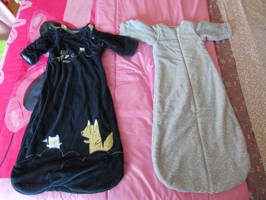 Saco de bebé com mangas amovíveis- marca Vertbaudet