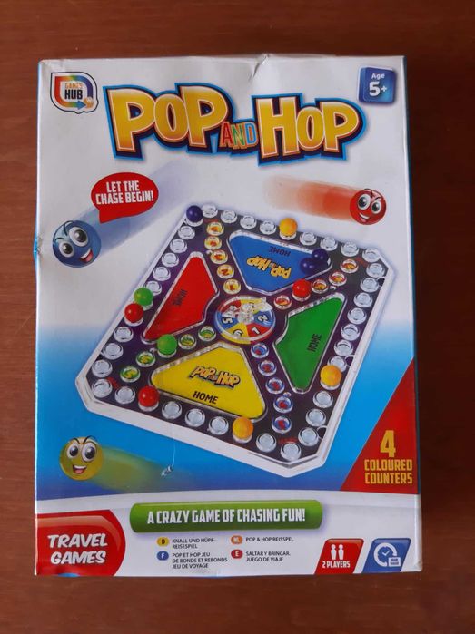 Gra planszowa podróżna dla dzieci - chińczyk - Pop and Hop