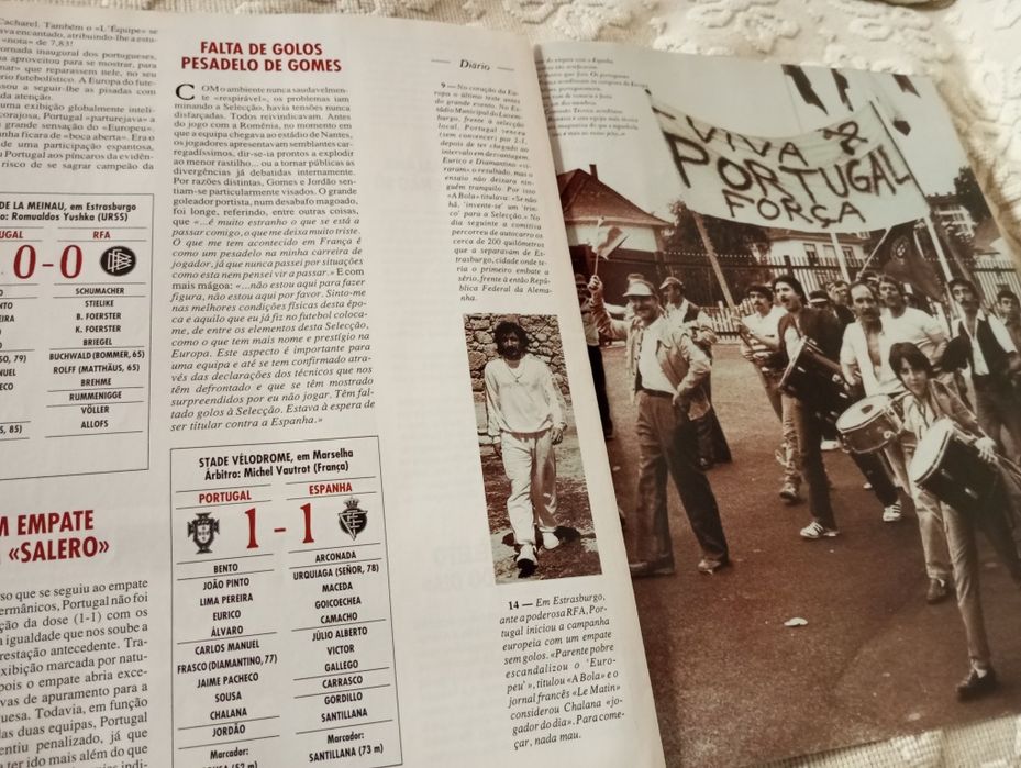 "Euro-84" (Sobre a caminhada de Portugal)