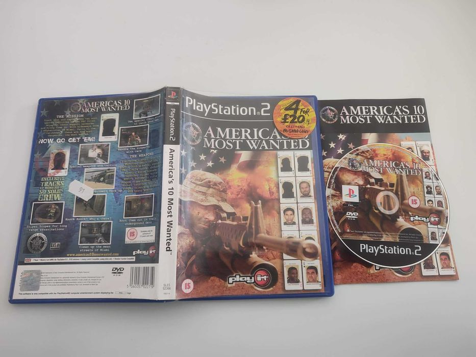 Gra PS2 PlayStation 2 America's 10 Most Wanted