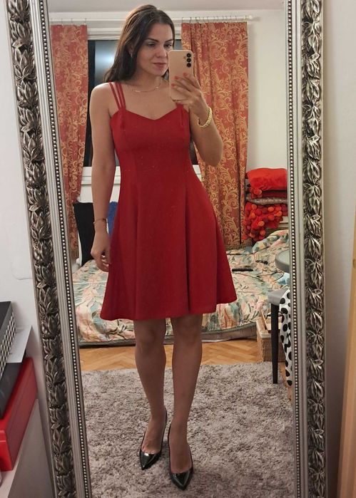 Czerwona sukienka rozm. M