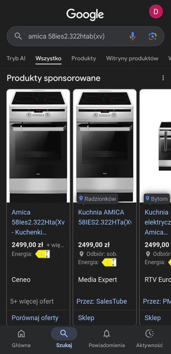 kuch.indukcyjna Amica 230v / 400v elektryczna termoobieg grill