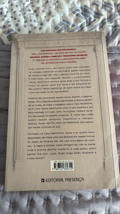 Livro- Os jogos da Herança #1- Jennifer Lynn Barnes