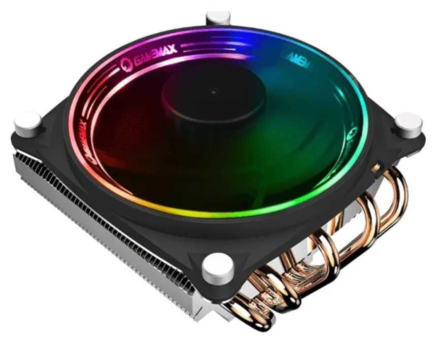 кулер для процесора Gamemax GAMMA300 Rainbow A-RGB. Висота 85мм.