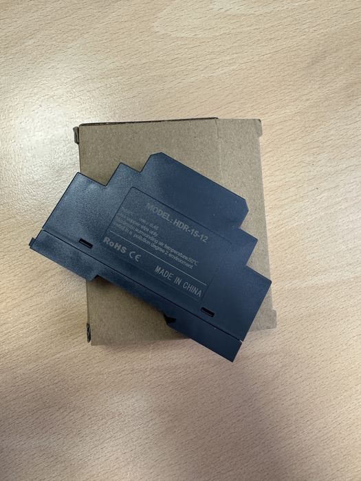 Блок живлення DIN-рейковий HDR-15-12 12V 1.25A (15W)