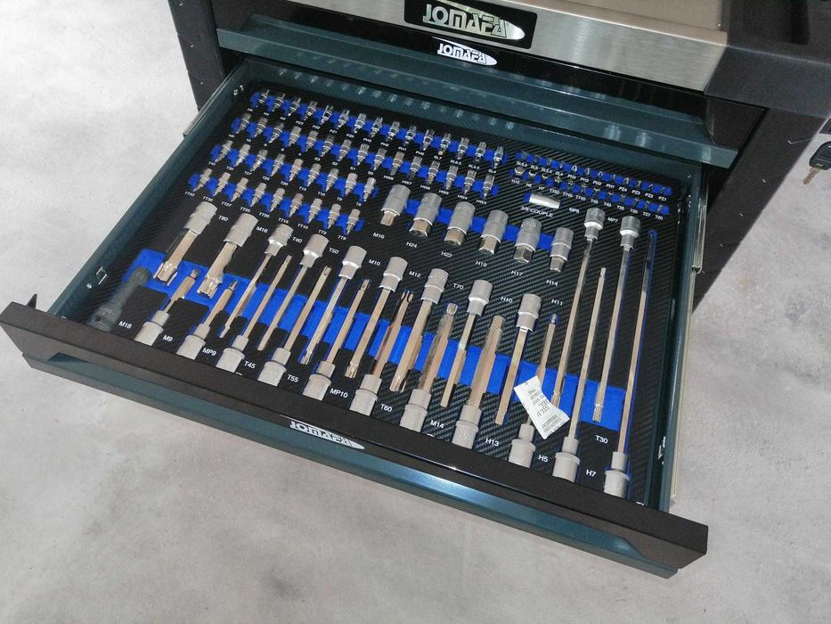 Carrinho de Ferramentas de 7 gavetas com 291 peças