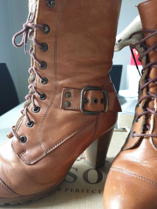 Botki skórzane Lasocki