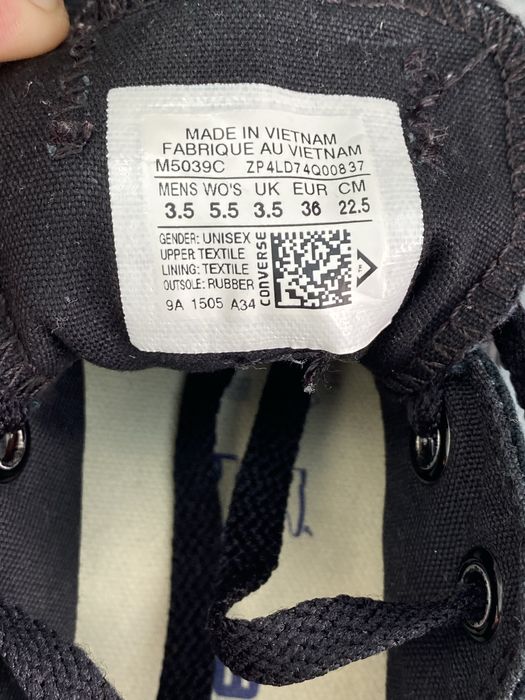 Кеди чорні Converse