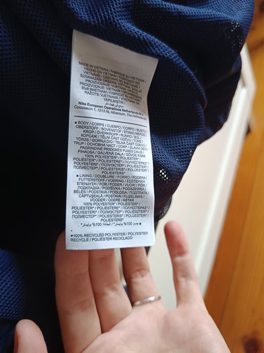 Męska kurtka wiatrówka Nike nowa S