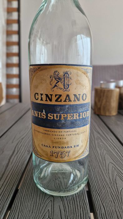 Garrafa de cinzano vintage