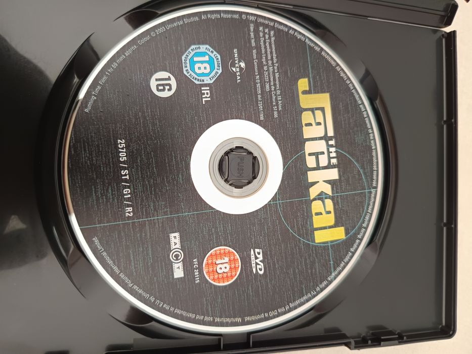 DVD o chacal.      .