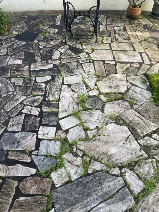 Chão exterior em Mármore