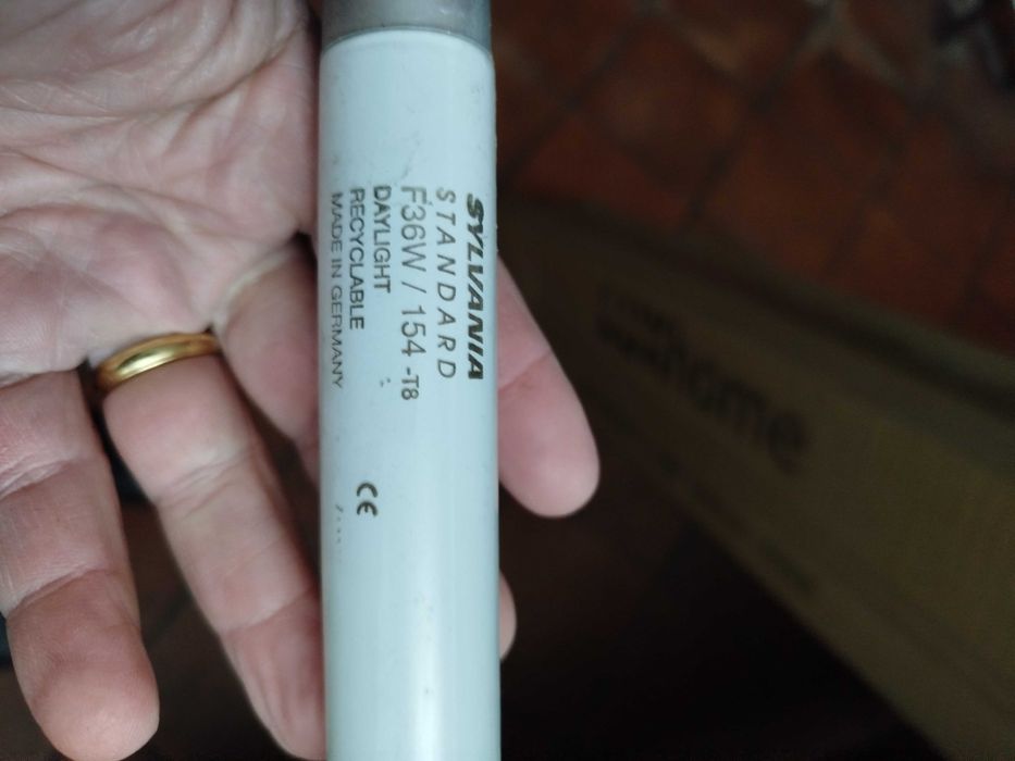 12 Lâmpadas fluorescentes de 1,20