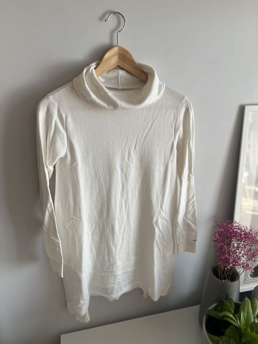 Sweter DKNY jak nowy z wiskozą i wełna