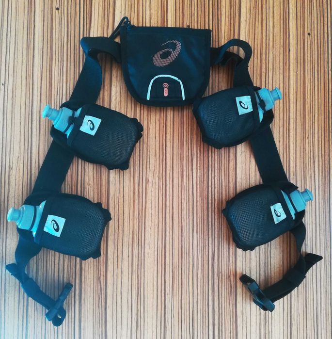 ASICS Running Bottle Belt pas do biegania 4 bidony po 170 ml stan bdb
