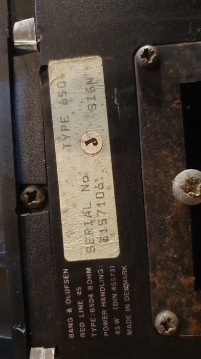 Kolumny bang og olufsen redline 45