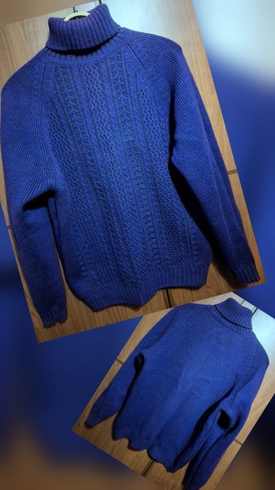 Мужской вязаный кардиган, джемпер.