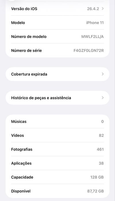 iphone 11 para venda urgente