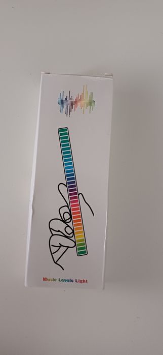 Luz colorida com sensor