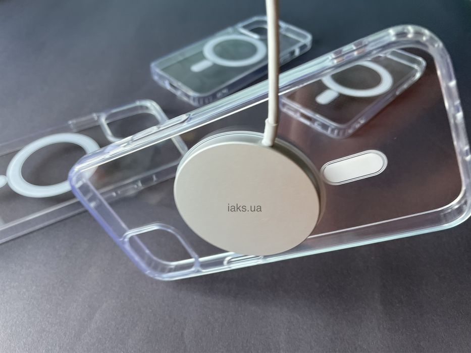 Чохол MagSafe Clear Case прозорий акриловий кейс айфон iPhone 14 Pro