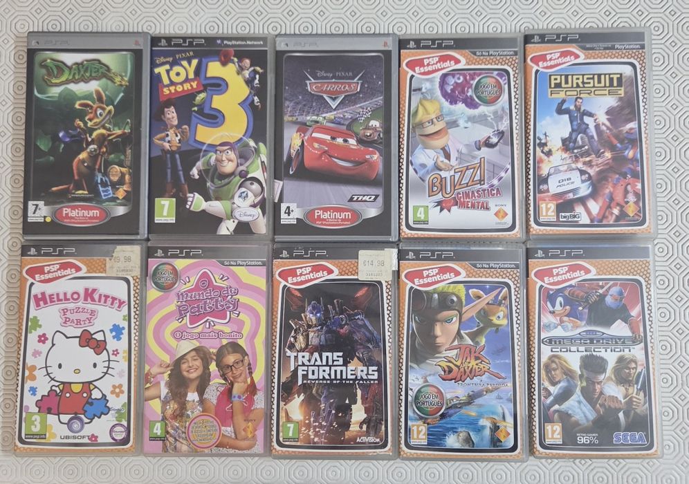 Vendo jogos para PSP portable