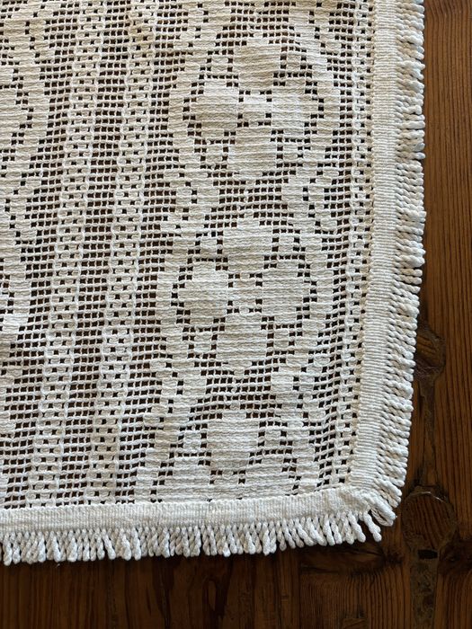 Toalha  tecido renda 140x215