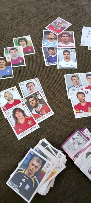 Cromos Panini Euro e Mundial