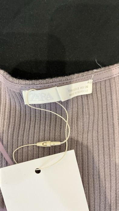 Трикотажна сукня zara середньої довжини