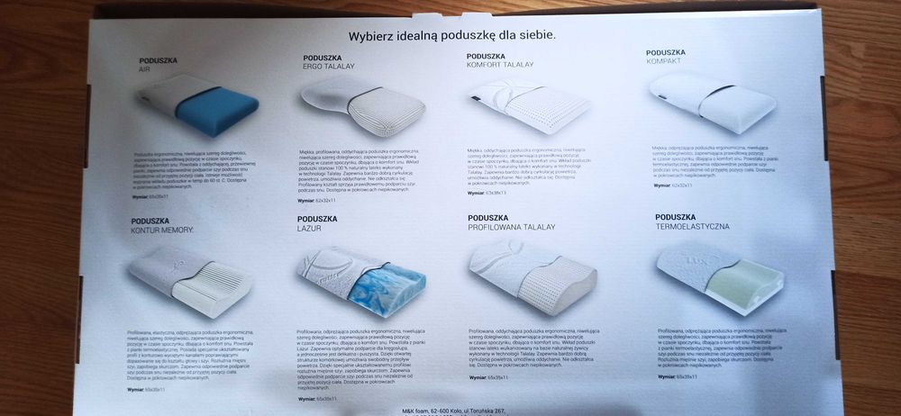 Poduszka ergonomiczna Talalay H3