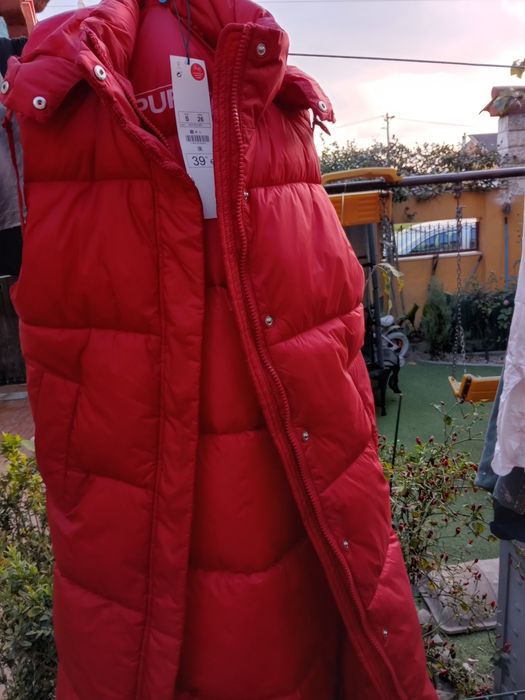 Colete comprido novo