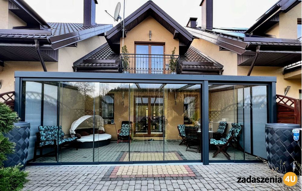 Zadaszenie tarasu, szklane zabudowy, systemy przesuwne, wiaty, pergole