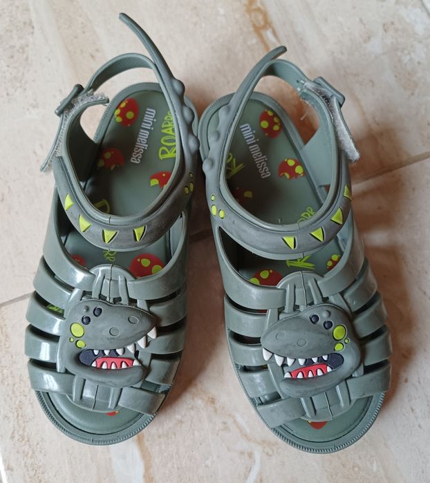 Mini Melissa Francxs Dino Baby Sandals