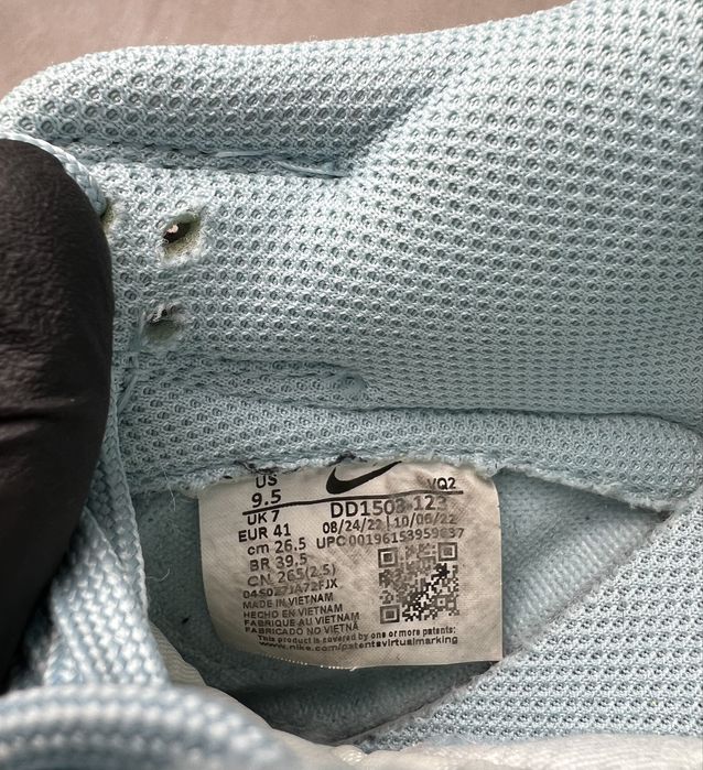 Кросівки Nike Dunk Low Ocean Bliss Citron Tint Sail DD1503-123