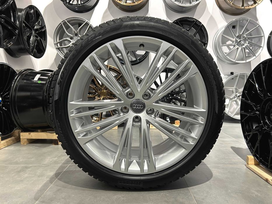 Oryginalne koła zimowe 20 5x112 Audi A6 C8 A7 4K 255/40R20 Pirelli