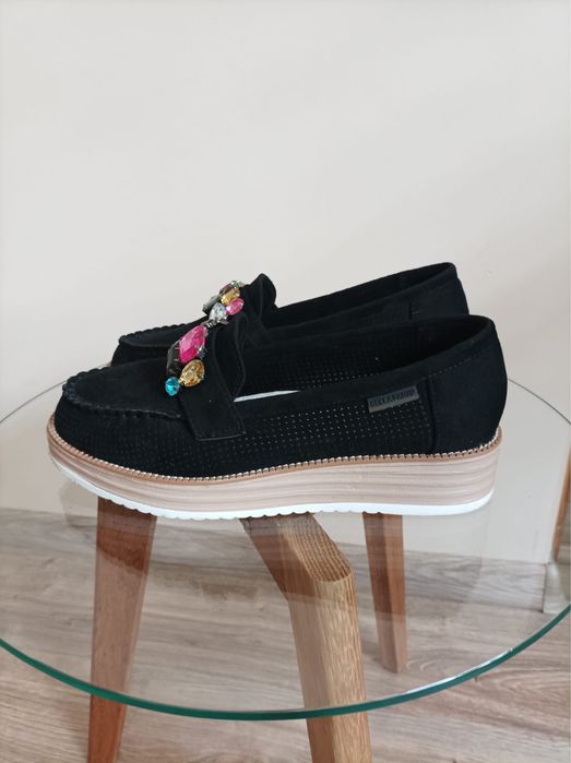 Nowe mokasyny zamszowe firmy Bella roz 38