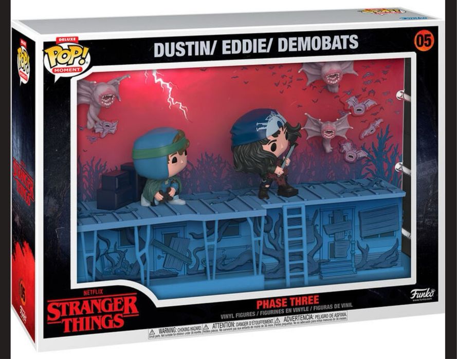 Рідкісний набір  Funko Pop! Moments Deluxe Stranger Things Pahse Three