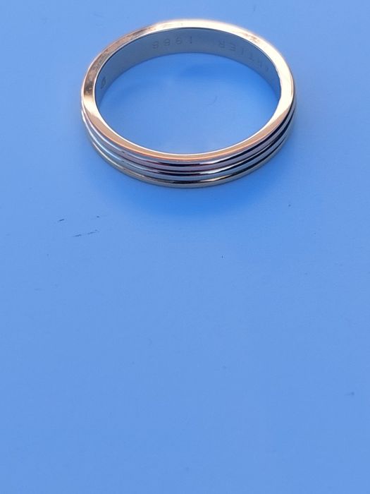 Aliança Cartier ouro