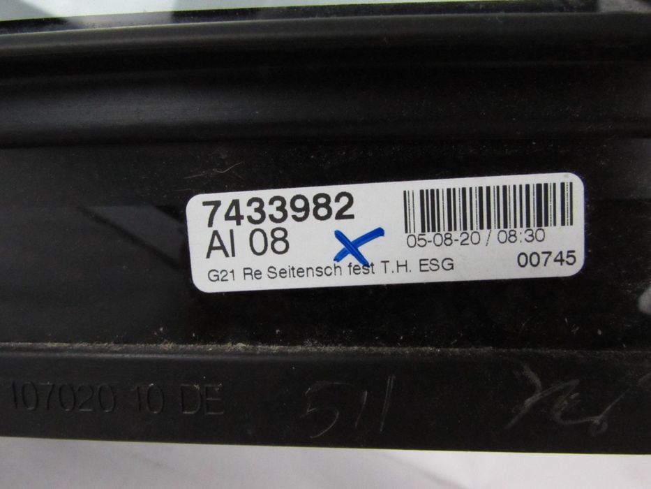 Vidro Fixo Bmw 3 Touring Ref: 51357433982