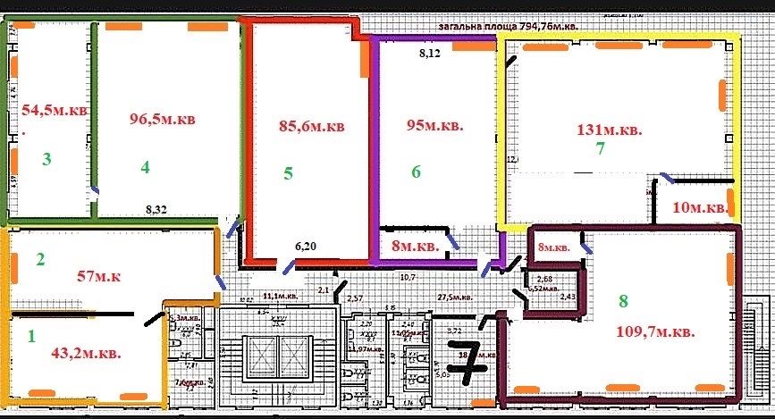 ВІД ВЛАСНИКА офіс в оренду 821 кв.м