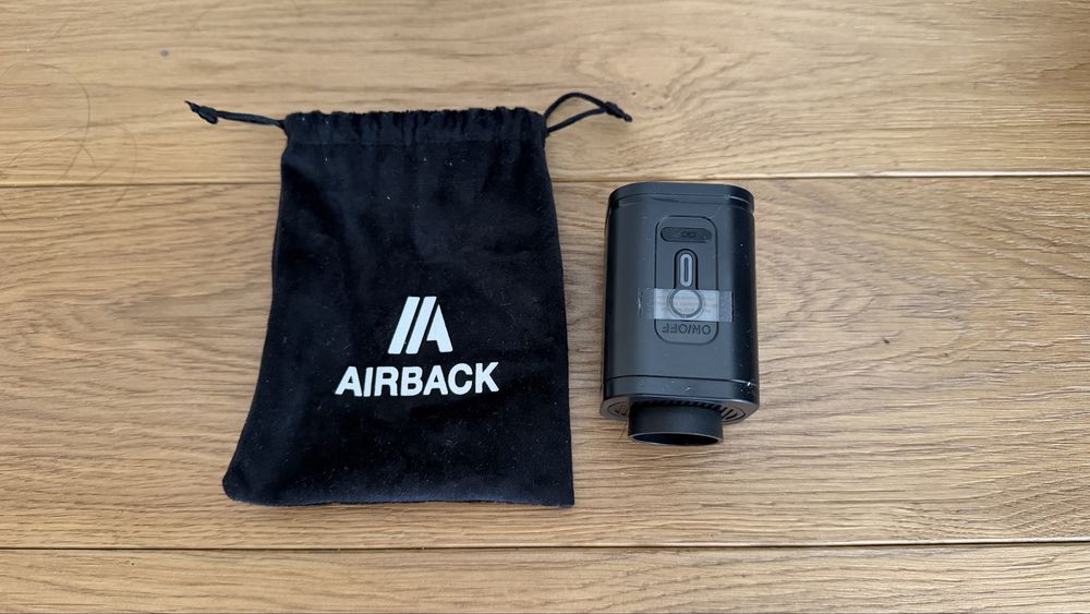 Plecak AIRBACK z wbudowaną wagą + AKCESORIA | STAN IDEALNY (użyty 2x)